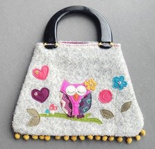 Natural Life Purse Owl Applique Handbag  - $22.79