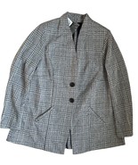NEW Torrid Glenn Plaid Longline Blazer Jacket Womens Size 00 M/L 10 Blac... - $19.99