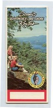 Scenic Adirondack Lake Shore Routes Brochure Rt 9N Assn - £17.13 GBP