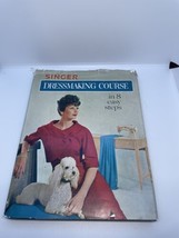 Singer Dressmaking Course In 8 Easy Steps Sewing Book Hardcover Patterns... - £11.67 GBP