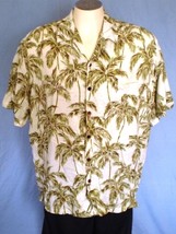 Kalaheo by RJC XL Button Down Hawaiian Shirt with Pocket Palm Tree Leaves - £19.91 GBP