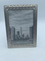 Isaac Mizrahi For 5” X 7” Photo-Picture Frame Metal Hexagon Design Silvertone - £13.82 GBP