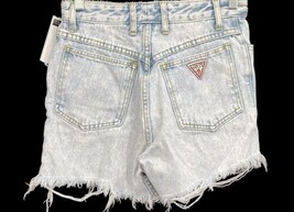 Vintage 80s Georges Marciano Guess Denim Shorts USA Women’s Cutoff Distressed image 3