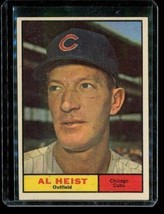 Vintage 1961 TOPPS Baseball Trading Card #302 AL HEIST Chicago Cubs - £6.61 GBP