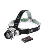 LED Headlamp Flashlight and Case, Battery,Camp, Hunt,Work,Dimmer,Lantern... - $25.98 CAD