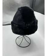 Bogner Womens Faur Black Hat Earwarmer SZ Medium - $54.09 CAD