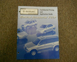 2003 Suzuki Véritable Accessoires Confidential Prix Application Guide Ma... - $14.95