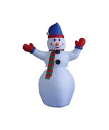 6 Foot Christmas Inflatable Snowman Yard Garden Ornament Balloon Decorat... - £58.92 GBP