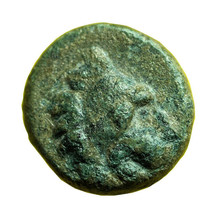 Ancient Greek Coin Lysimacheia Thrace AE10mm Lion / Grain Ear 00684 - £23.45 GBP