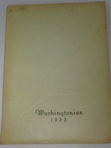 1953 Washington High School Yearbook Washington, MO Washingtonian - $18.95