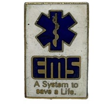 Emergency EMS EMT Medical Rescue Team Hospital Enamel Lapel Hat Pin Pinback - $7.15