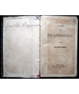 Iceland Rare c1903 1st Edition Icelandic History by Briem Halldór Scarce! - €373,49 EUR