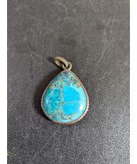 Stirling Silver And Turquoise Pendant - €72,42 EUR