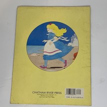 VTG Alice in Wonderland Reusable Sticker Book Fairy Tale Peel and Press - £7.66 GBP