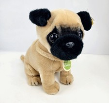 Aurora Nature Babies Pug Plush Dog 10&quot; Gifts Of Smiles &quot;Pal&quot; 30708 With Tag - £13.12 GBP