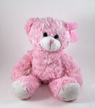 Burton Cuddle Plush Bear Pink Bow 14&quot; tall 2014 - £7.16 GBP