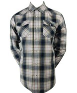 Mens Wrangler Jeans Co. Red Long Sleeve Multi Plaid Western Shirt Pearl ... - $30.02 CAD