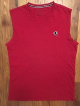 Express Jersey Sleeveless Red Tank Top Tanktop Shirt Medium M - $9.99