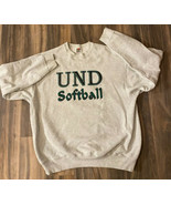 Vintage UND North Dakota Sioux Softball Crewneck Sweatshirt Mens SIZE XXL - £47.96 GBP