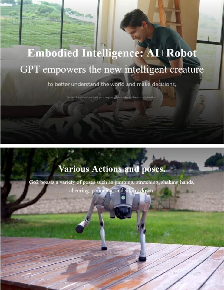 Unitree Go2-EDU Bionic Quadruped AI Robot Toy Dog (Advanced), Internatio... - $15,804.00