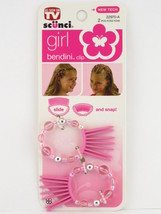 SCUNCI GIRL BENDINI HAIR CLIP - PINK - 2 PCS.  (22970-A) - $5.99