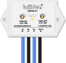 Briidea 10 Amp Blinking Flasher Module DC 4.5-30V Suitable for Various W... - £21.48 GBP