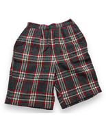 Vintage Keltic? Gray Red Plaid Wool Shorts Buckle Back Women’s 23” W x 1... - £19.16 GBP