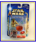 STAR WARS ATTACK OF THE CLONES,YODA-JEDI HIGH COUNCIL C7/8,WITH FORCE PO... - £19.94 GBP