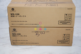 2 New OEM Konica Minolta BH 308e,368e,458e Waste Toner Boxes WX106 (AAJ5... - $59.40