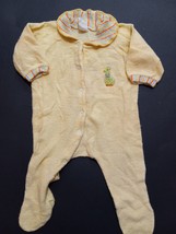 Vintage Gerber Baby Newborn One Piece Yellow Giraffe Outfit - £3.97 GBP