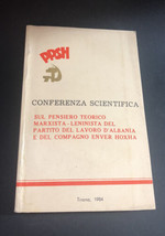 OLD ALBANIA BOOK-ENVER HOXHA-CONFERENZA SCIENTIFIZA-MARXISTA-LENINISTA-1... - $64.35