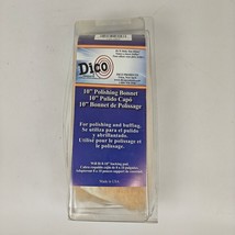 Dico Synthetic Lamb&#39;s Wool Fiber Pile Buffing Bonnet 9-10&quot; 7411031 Washable - $9.89