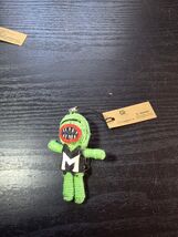 C&amp;D Voodoo String Doll charm, keychain Alien Monster Green Halloween - $16.95