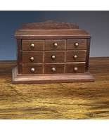Vintage Dollhouse Miniature Wooden Dresser Chest of Drawers - $379.99 MXN