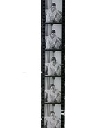 1960s Sexy Woman Large Breast Cleavage Posing B&amp;W Negative Strip 35mm - £11.65 GBP