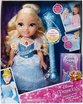 Disney Princess Magical Wand Cinderella lights and Colors Talking Doll  14&quot; - £43.96 GBP