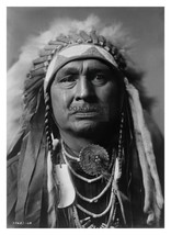 Crow Scout Who Served With Custard Native American By Edward Curtis 5X7 Photo - £6.76 GBP