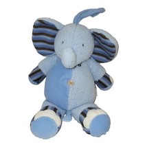 Carters Plush Music Elephant Gray Blue Crib Pull Lovey SecGurity Toy VID... - £8.49 GBP