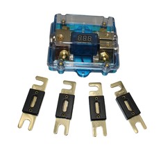 A4A 300A Anl Dual Digital Platinum Anl Dist Block 0-4 Ga Fuse Holder Car... - £42.16 GBP