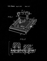 Robot Computer Chess Game Patent Print - Black Matte - £6.37 GBP+