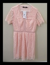 Merokeety Peach Lace Ladies Dress Size L NWT - $14.84