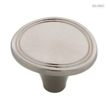 P17887-SN 1 3/8&quot; Pinstripe Satin Nickel Cabinet Drawer Pull Knob - £9.58 GBP