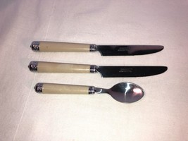 3 Pieces of Cambridge Inner Utensils Pearlized Handles Stainless Steel - $14.99