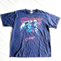 Wolverine 1974 Retro Style T-shirt Men&#39;s Size XL Navy Blue Marvel Great ... - $15.98