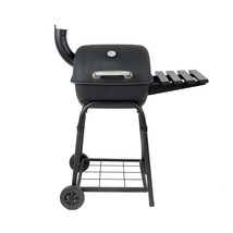 RevoAce 26&quot; Mini Barrel Charcoal Grill with Side Shelf, Black, CBC1760W - £66.16 GBP