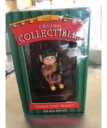 Gibson Christmas Collectibles Santa’s Little Painter Ornament New Open B... - $11.48 CAD
