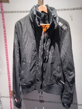 Superdry Women’s Black Grey Wind bomber Coat Size Xl - £27.95 GBP