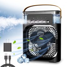 NTMY Portable Air Conditioner Fan, Mini Evaporative Air Cooler with 7 Co... - £28.48 GBP+