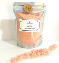 Cinnamon &amp; Sweet Orange Bath Salts Epsom Salt bath soak gift for her bod... - $7.43