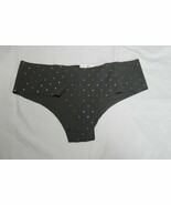 Pink by Victoria&#39;s Secret Panty Underwear HIPHUGGER LARGE L Gray SILVER-... - $16.75
